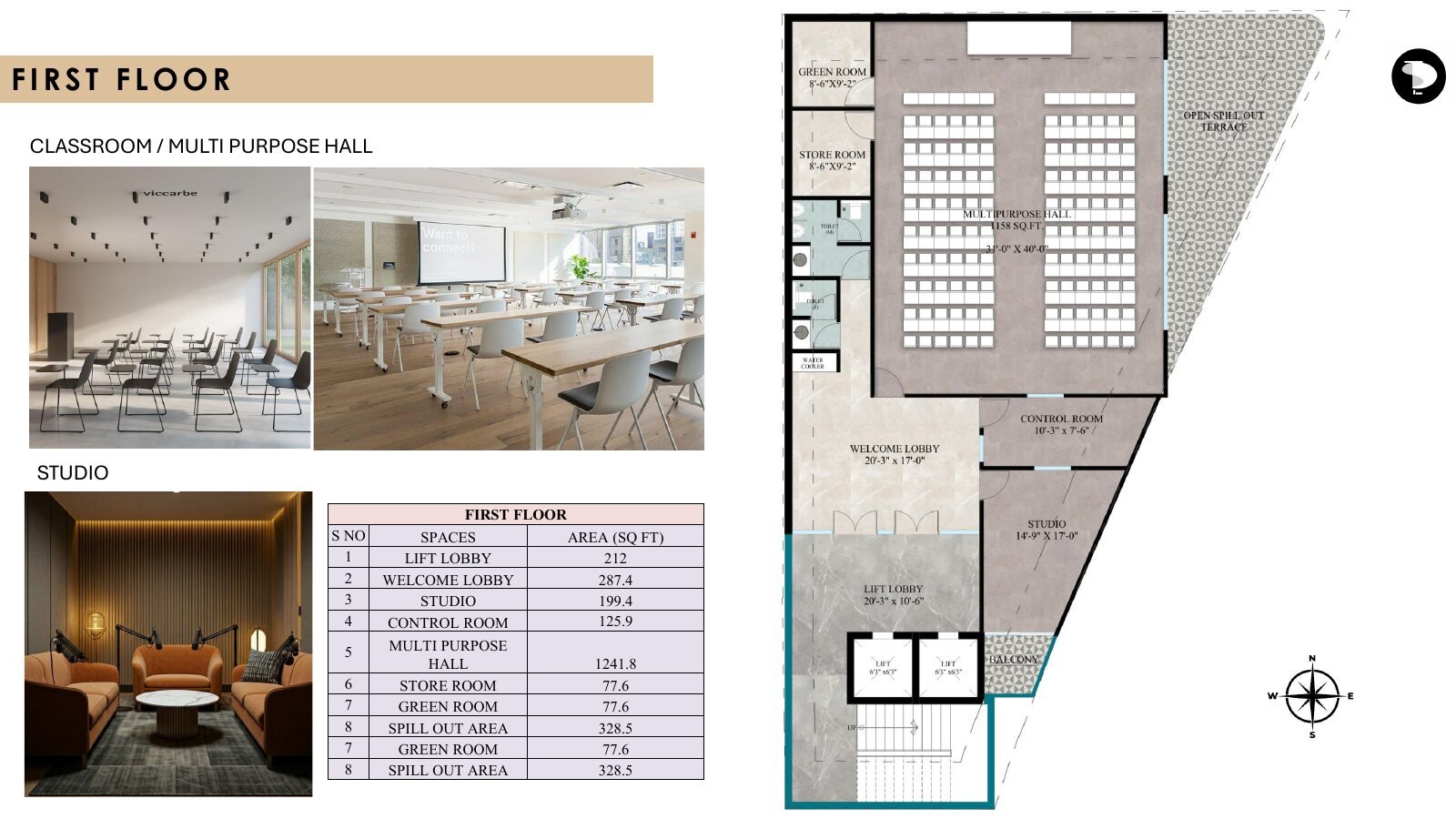 First floor plan