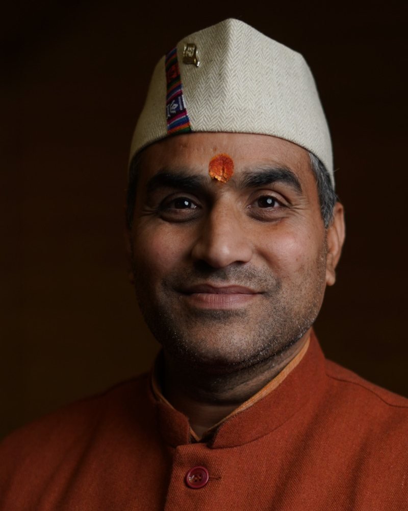 Portrait of Acharya Vasudev Chamoli